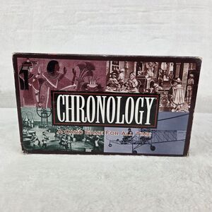 Vintage 1997 Chronology Card Game Great American Puzzle Factory